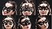 Gellwhu Women's Sexy Black Lace Venetian Masquerade Masks Halloween Party Pack of 15