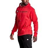 Champion Men's Fleece Script Logo Hoodie (Reg. Or Big & Tall)