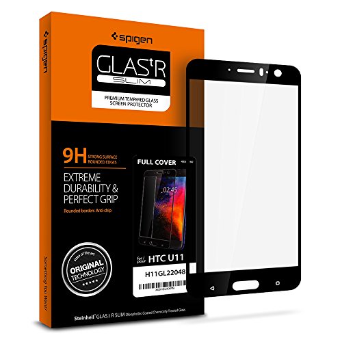 Spigen htc u11 screen protector tempered glass / case f…
