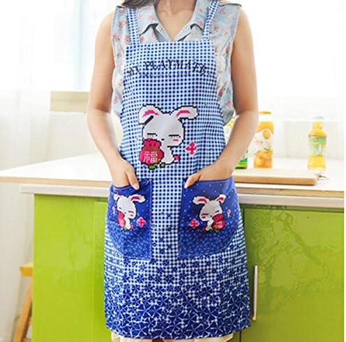 Grembiuli Cucina Vintage Floreali | Set 2 Grembiuli Cotone Con Tasche - Foto 6