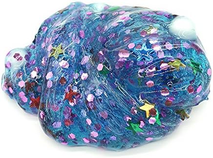 Waymine Kawaii Jumbo Colorful Mixing Cloud Cotton Candy Slime Squishy Scented Stress Toy for Gift Kids and Adults (L)