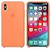 MmtCase iPhone XR Case (6.1 inch), Soft Liquid Silicone Shock-Absorption Case with Soft Microfiber Cloth Lining Cushion - 6.1inch (Papaya)
