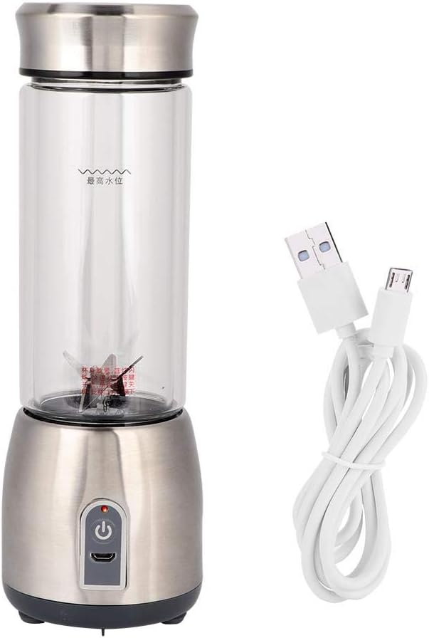 Alinory Juicer, 380-400ML Portable USB Rechargeable Juicer Extractor Blender for Juice Milkshake