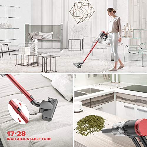 Vacuum Cleaner Corded 17000PA 3 in 1 Stick Vacuums Cleaner with 2