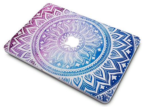 KECC Compatible with MacBook Pro 13 inch Case 2019-2016 with Touch Bar A2159 A1989 A1706 A1708 Protective Plastic Hard Shell + Keyboard Cover (Purple Medallion)
