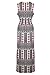 G2 Chic Women's Bohemian Printed and Patterned Spring and Summer Dress