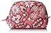 Vera Bradley Women's Cotton Large Zip Cosmetic Makeup Organizer Bag, Blush Pink, One Size