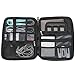 BUBM Travel Organizer for Electronics Accessories, Black