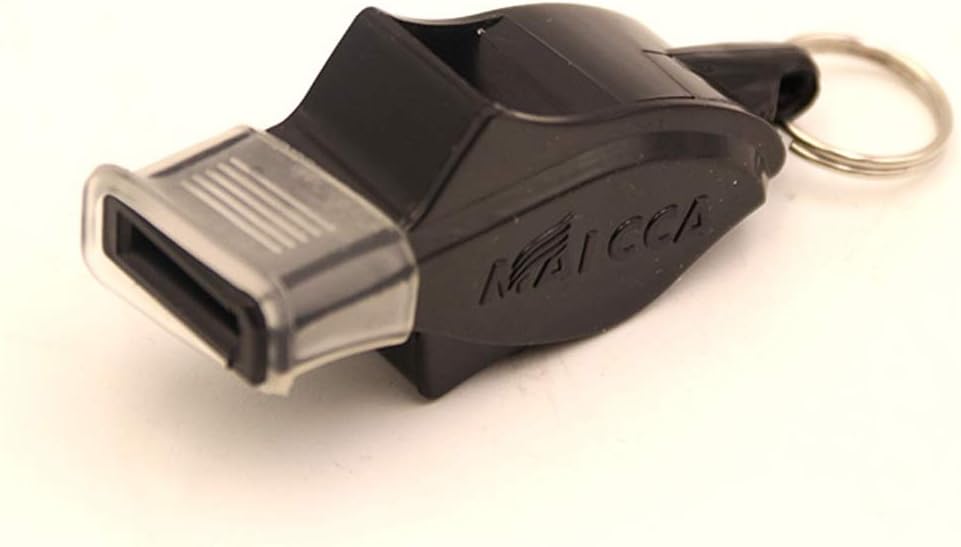 Fengkuo Basketball Football Outdoor Sports Referee Whistle Dolphin Whistle Dolphins Whistle Referee Multi-purpose universal (Color : Black)