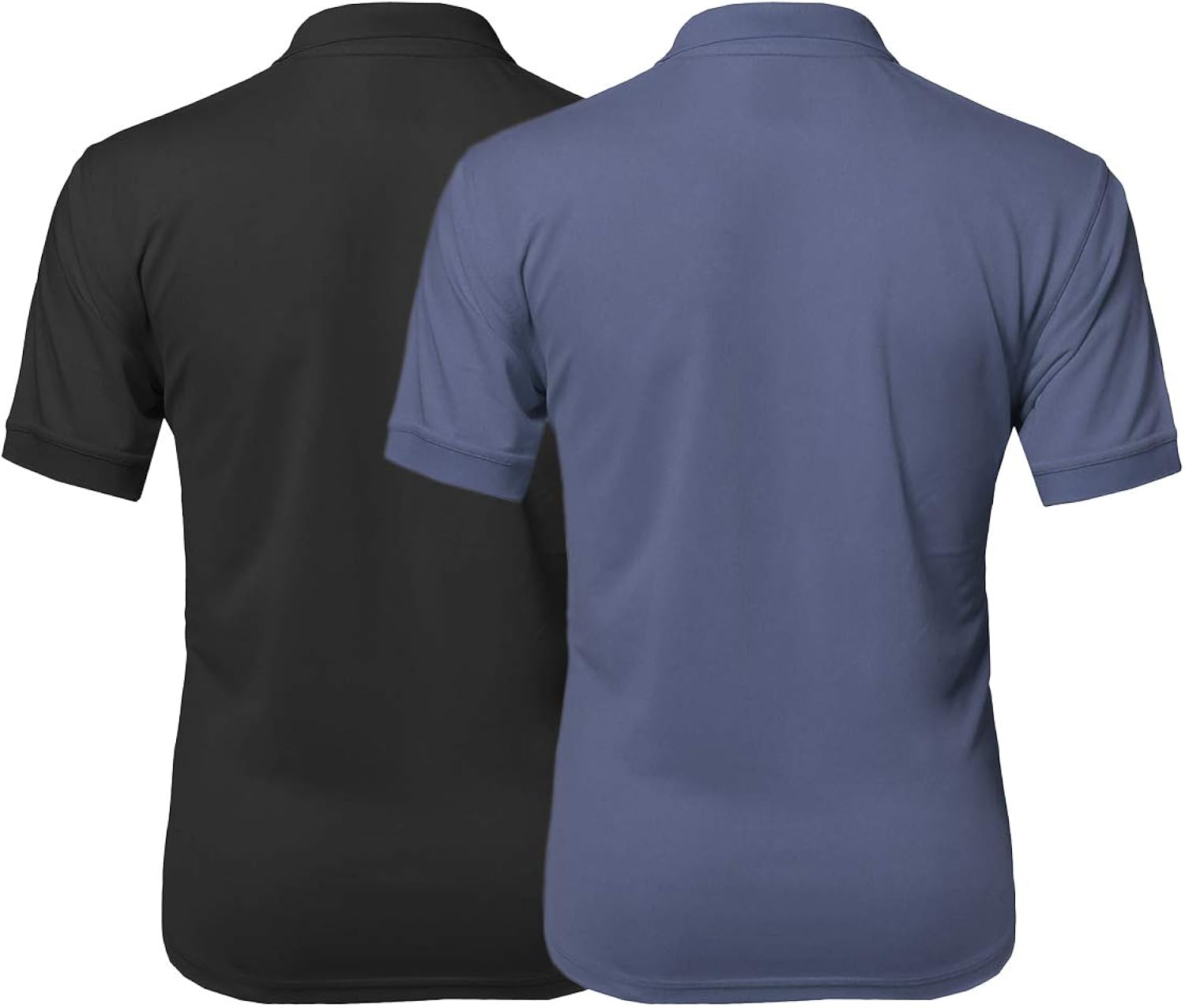 Men's Solid Cool Dri-Fit Active Athletic Golf Short Sleeves Polo Shirt: Clothing