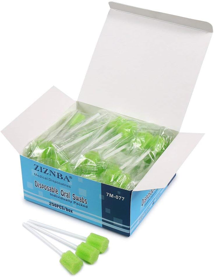 Disposable Untreated Oral Care Swabs, 250 Count (GREEN+plum) Amazon.ca