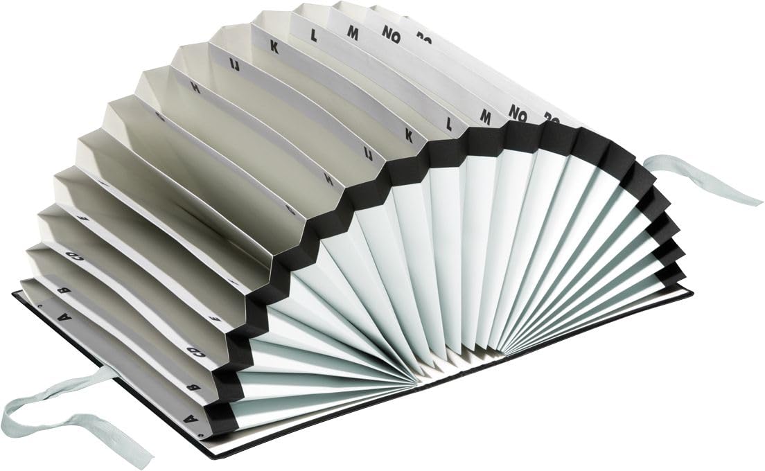 Pagna 24211-04 Expanding Organiser 385 x 305 x 30 mm A-Z Black