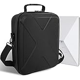 Carrying Case for Starlink Mini - Starlink Mini Accessories Lightweight Travel Case, Splash-Resistant & Shockproof, EVA Protective Cover with Shoulder Strap, Portable Hard Bag for Outdoor –Black