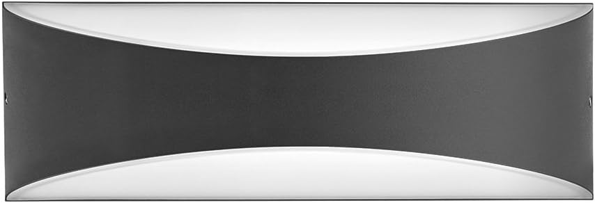Wave Wall Light IP65 7w 310lm 3000K Dark Grey - Image 3