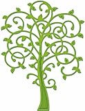 Spellbinders S2-008 Shapeabilities D-Lites Whimsical Tree Die Templates