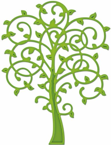 Spellbinders S2-008 Shapeabilities D-Lites Whimsical Tree Die Templates