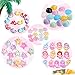 Yun's Slime Charms Set, 100PCS Mixed Mermaid Tail Flatback Slime Beads Ocean Marine Animal for Ornament Scrapbook DIY Crafts