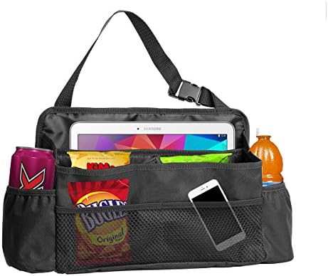 Oetoe Car Seat Organizer, Front Seat Driver Accessories Organizer, 7 Pocket Seat Console Organizer For Driver &amp; Passengers, Backseat Organizer, Seat Back Organizer For Travel Necessities Close At Hand