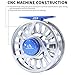 Maxcatch Avid Fly Fishing Reel with CNC-machined Aluminum Alloy Body 3/4,5/6, 7/8wt (Silver,Black,Blue,Green) (Silver, 3/4 wt)