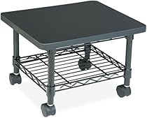 Safco Products 5206BL Under Desk Printer/Machine Stand, Black