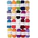 TYH Supplies 20-Pack 22 Yard Acrylic Yarn Assorted Colors Skeins - Perfect for Mini Knitting and Crochet Project