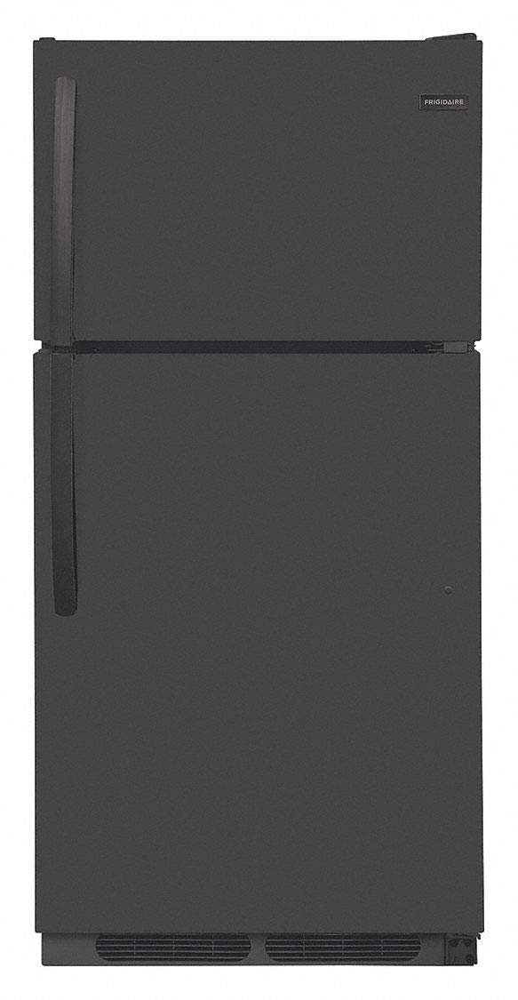 FRIGIDAIRE Refrigerator, Top Freezer, 14.6cu ft, Black