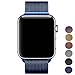 Watch Band 38mm, Smooth Stainless Steel Strap Freely Fully Magnetic Closure Clasp Metal Strap Wrist Band Replacement Bracelet for IWatch Band Series 3 Series 2 Series 1(Blue)