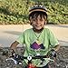 ZippyRooz Toddler & Little Kids Bike Gloves for Balance and Pedal Bicycles for Ages 1-8 Years Old. 8 Designs for Boys & Girls (Dinosaurs, Little Kids Medium (3-4))