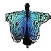 VESNIBA Party Prop Soft Fabric Butterfly Wings Shawl Fairy Ladies Nymph Pixie Costume Accessory