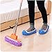 10pcs (5 Pairs) Mop Slippers Shoes Cover, Soft Washable Reusable Microfiber Foot Socks Floor Dust Dirt Hair Cleaner for Bathroom Office Kitchen House Polishing Cleaning