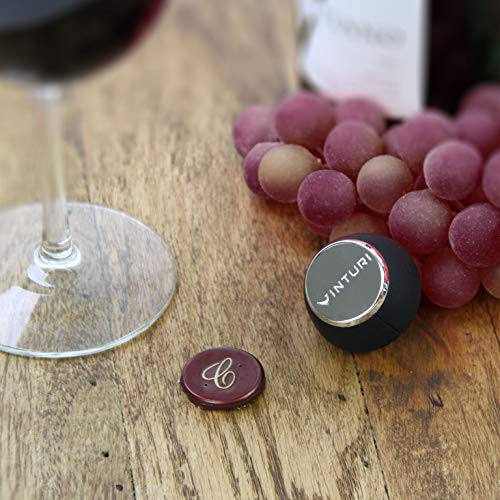 Vinturi V9041 Attractive and Durable Soft-grip Wine Foil Cutter for Wine Bottles, Black