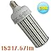 400W High Pressure Sodium Replacement LED Corn Light Bulbs 120 Watt Dustproof Parking Lot Fixture Retrofit Bulb E39 Mogul Base 5000K Pure White for Warehouse,Garage,Car Park AC100-277V
