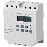 BIRAN Electronic Timer BS317 200V~380V~440V Three Phase Timer Switch Electronic Timer Relay(AC220V 43A)