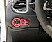 Aluminium Alloy Headlight Switch Head Lamp Control Button Cover Decor Trim For Jeep Renegade 2015 2016 (red)