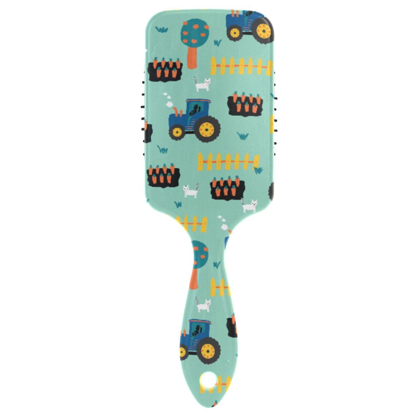 Massage Hairbrush Comb for Children Tractors Seamless Kids Hair Brush style for long,Thick,Curly,Wavy,Dry and Damaged Hair