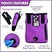 Pet Parade Boutique Dog & Puppy Treat Pouch, Training Treat Bag with Built-in Waste Bags Dispenser, Shoulder Strap & Extended Waist Belt
