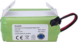 Anztek Replacement Ecovacs N79S Battery, Compatible with Ecovacs Deebot N79S, 500, N79 Robot Vacuum, 14.8V 2600mah
