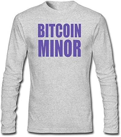 CCBING Men's Bitcoin Minor Funny T-Shirt
