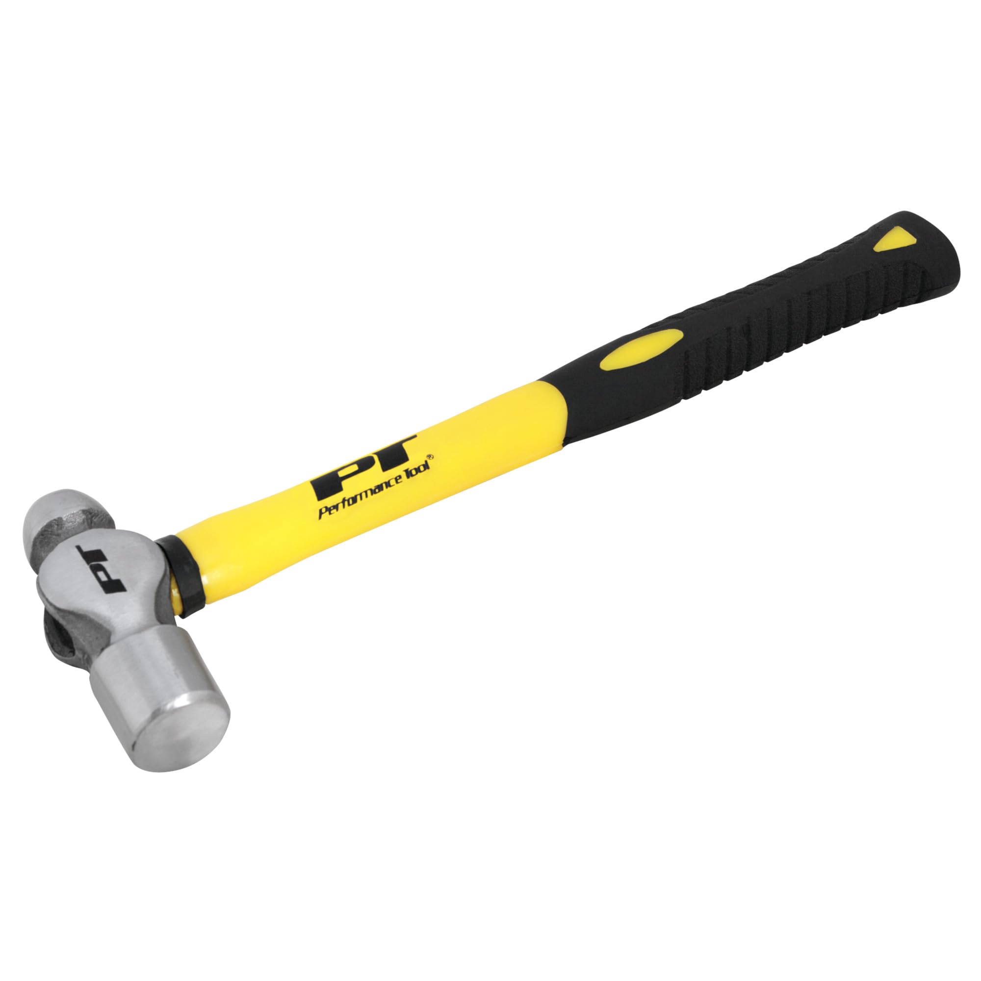 Performance Tool M7036B 32oz Ball Pein Hammer with Fiberglass Handle