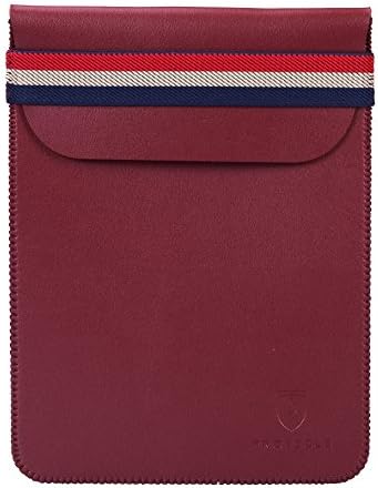 PROTECLE Slim Sleeve Case for Kindle eReader– mLeather Kindle Pouch Case Elastic Band Closure (Claret)