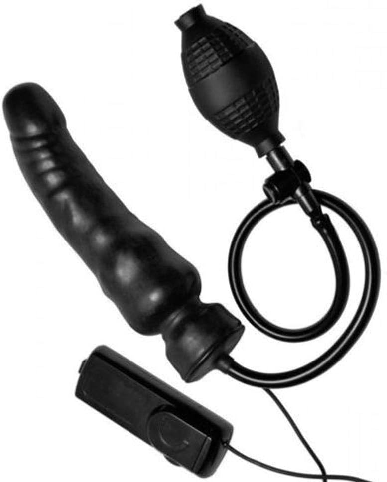 Vibrating Inflatable Expandable Realistic Plug