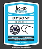 Dyson DC07 DC-07 Home Revolution Brand Replacement Post Motor Allergy HEPA Filter and 2 Seals; Compare With All Dyson DC07 and Dyson DC14 Upright Vacuum Cleaner Models; Compare With Dyson Part #901420-02