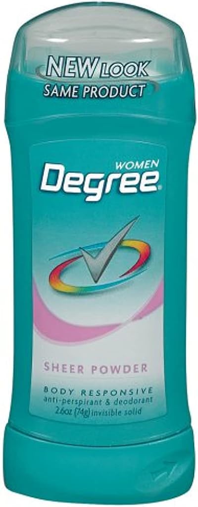 Degree Sheer Powder Invisible Solid Body Responsive Deodorant 77ml