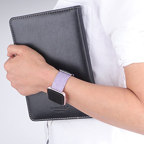 fitbit versa woven lavender band