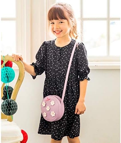 Amazon エニィファム キッズ Any Fam Kids 100 130cm 総柄ワンピース ブラック系5 1 ワンピース チュニック 通販