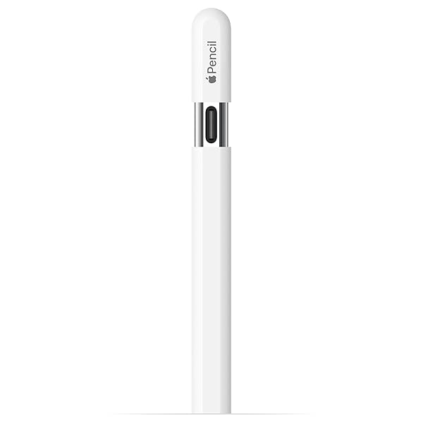 APPLE PENCIL (USB-C): PIXEL-PERFECT PRECISION, TILT SENSITIVITY, AND INDUSTRY-LEADING LOW LATENCY FOR NOTE-TAKING, DRAWING, AND SIGNING DOCUMENTS. ATTACHES MAGNETICALLY, CHARGES AND PAIRS WITH USB-C