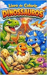 Livro Livro Colorir Dinossauros