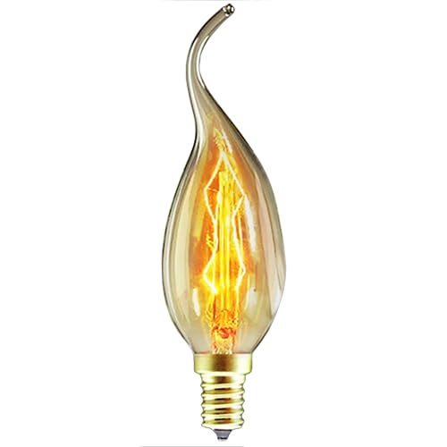 4 x 3w Flicker Flame Candle Light Bulb E14 Amazon.co.uk Lighting