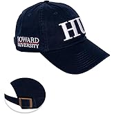 Desert Cactus Howard University Baseball Hat Bison HU Brimmed Embroidered Cap Adjustable Cloth Strap Adult (Style D) Blue