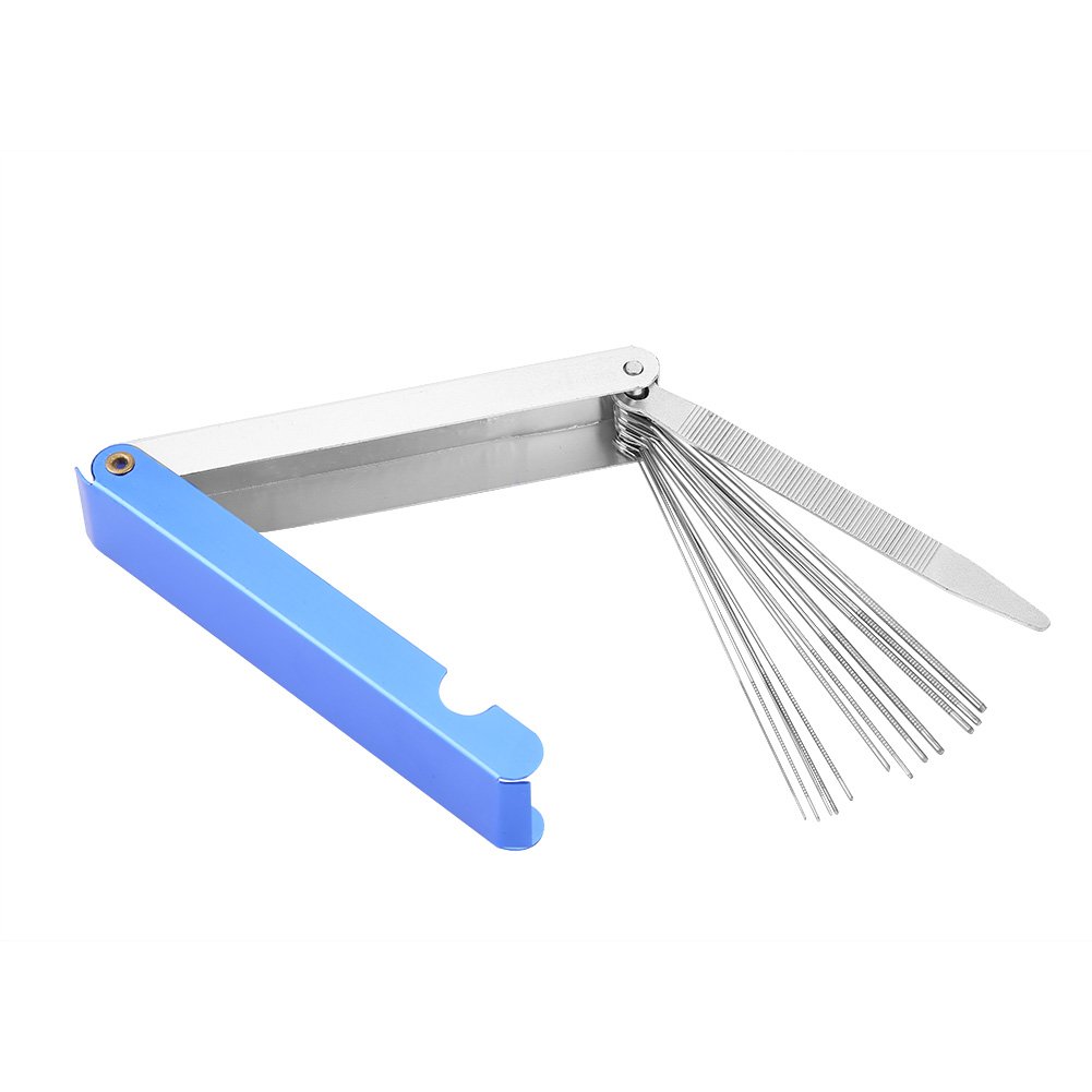 13 in 1 Stainless Nozzle Cleaner Kit, Carburetor Jet Cleaning Tools with Aluminum Storage Box for Welding Soldering Cutting